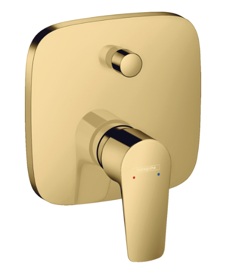 شیر حمام توکار hansgrohe مدل Talis E به رنگ طلایی کد 71745990